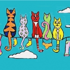 catsonclothesline_card